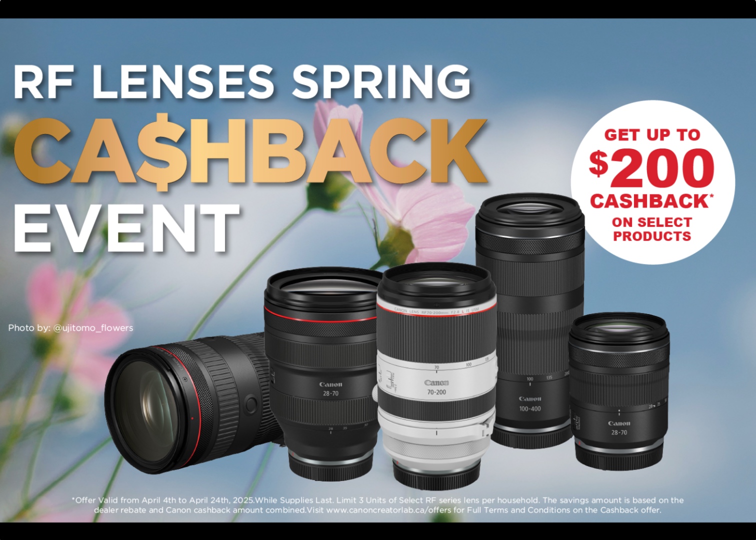Canon cashback avril 2025