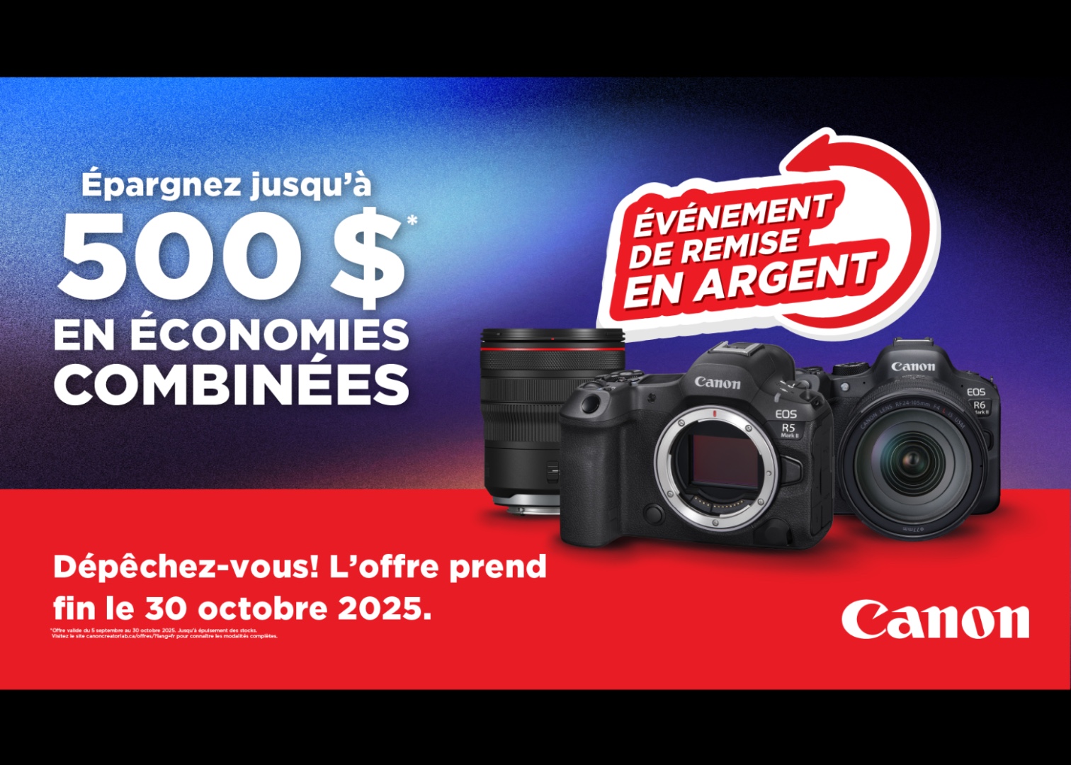 Canon septembre 2025