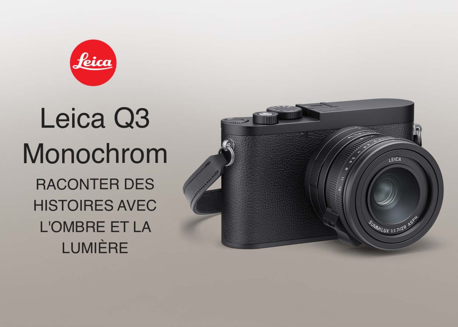 Le Leica Q3 Monochrom