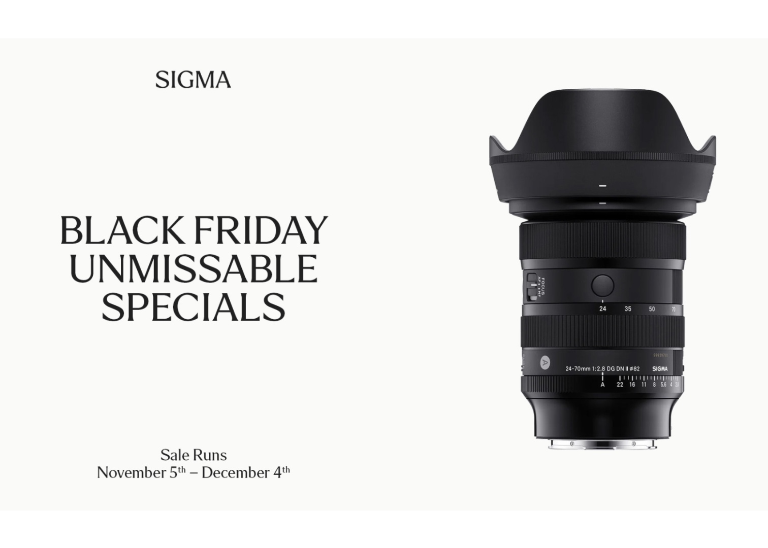 Sigma Black friday