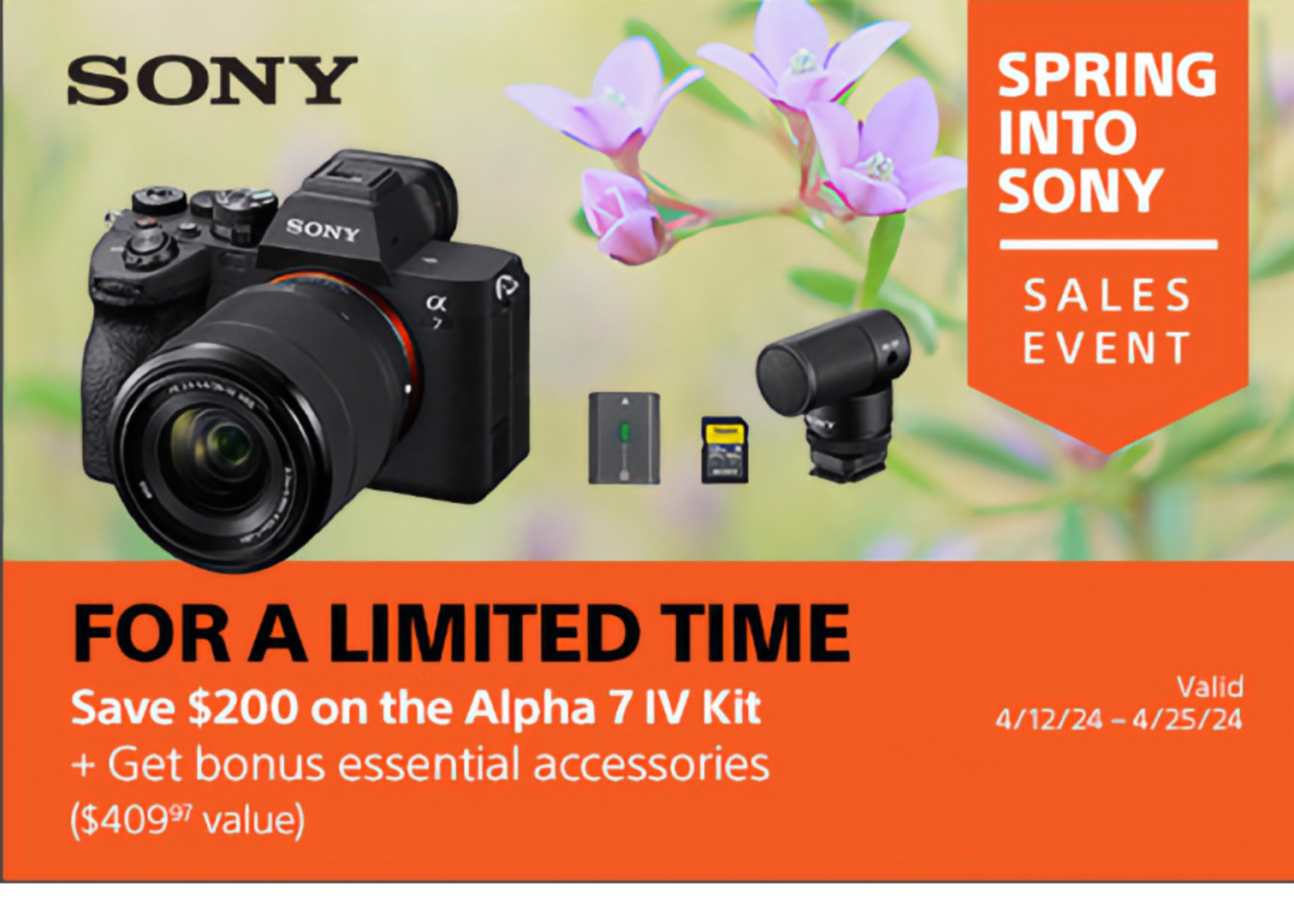 Great promotion on the Sony A7 IV