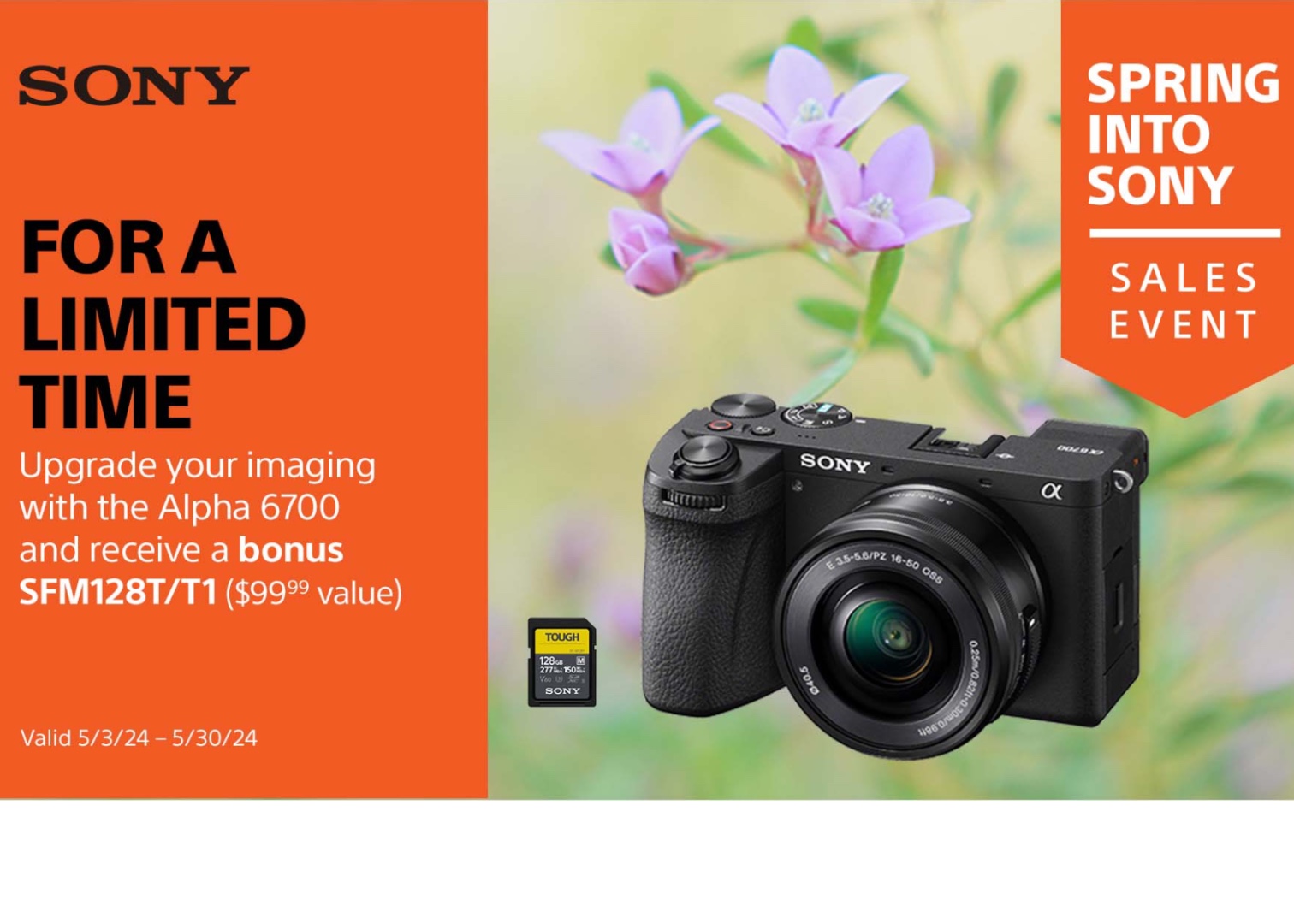 Great offer on the Sony a6700