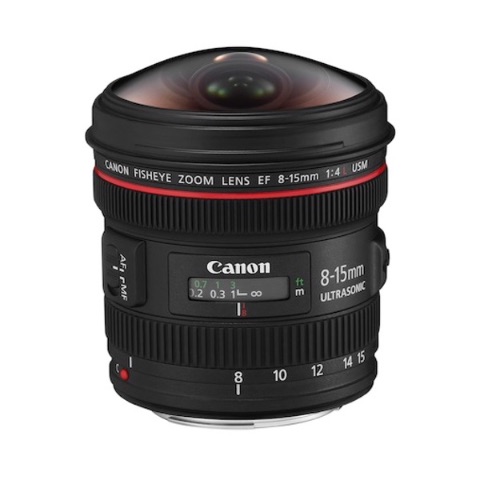 Canon EF 8-15mm F4 L Fisheye USM