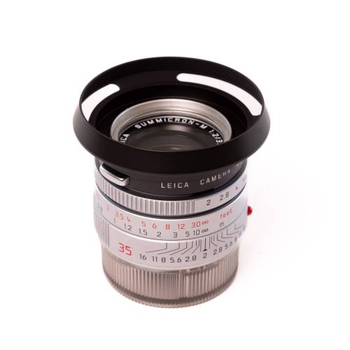 TVignette pour Leica Summicron 35mm ASPH, une beauté argentée !