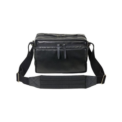 TThumbnail image for Artisan&Artist GCAM 1100 Black Leather/Nylon Camera Bag