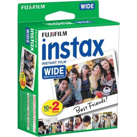 Fujifilm film instantané Instax wide (20 feuilles)