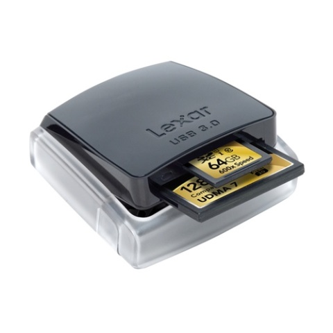 TThumbnail image for Lexar® Professional USB 3.0 Dual-Slot Reader