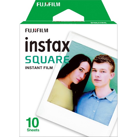 Fujifilm film instantané Instax Square Blanc (10 feuilles)