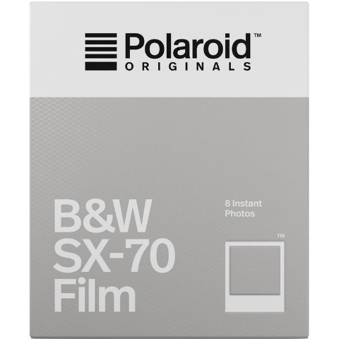 TVignette pour Polaroid Originals film SX-70 noir & blanc