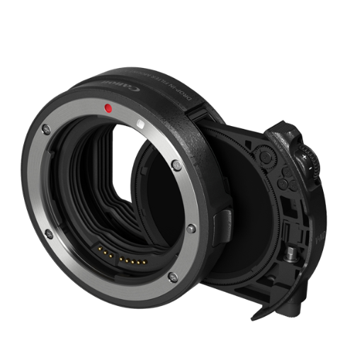 Canon Drop-in Filter Mount Adapter EF-EOS R with Drop-in Variable ND Filter A