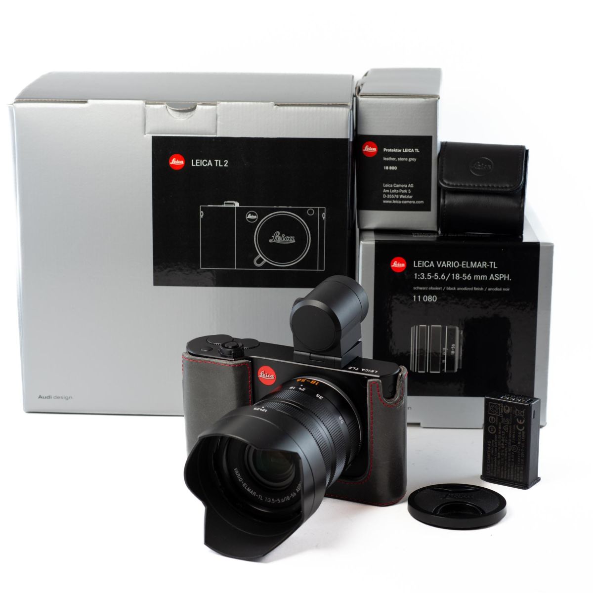Leica TL2 Black + Vario-Elmar 18-56mm ensemble * A+ *