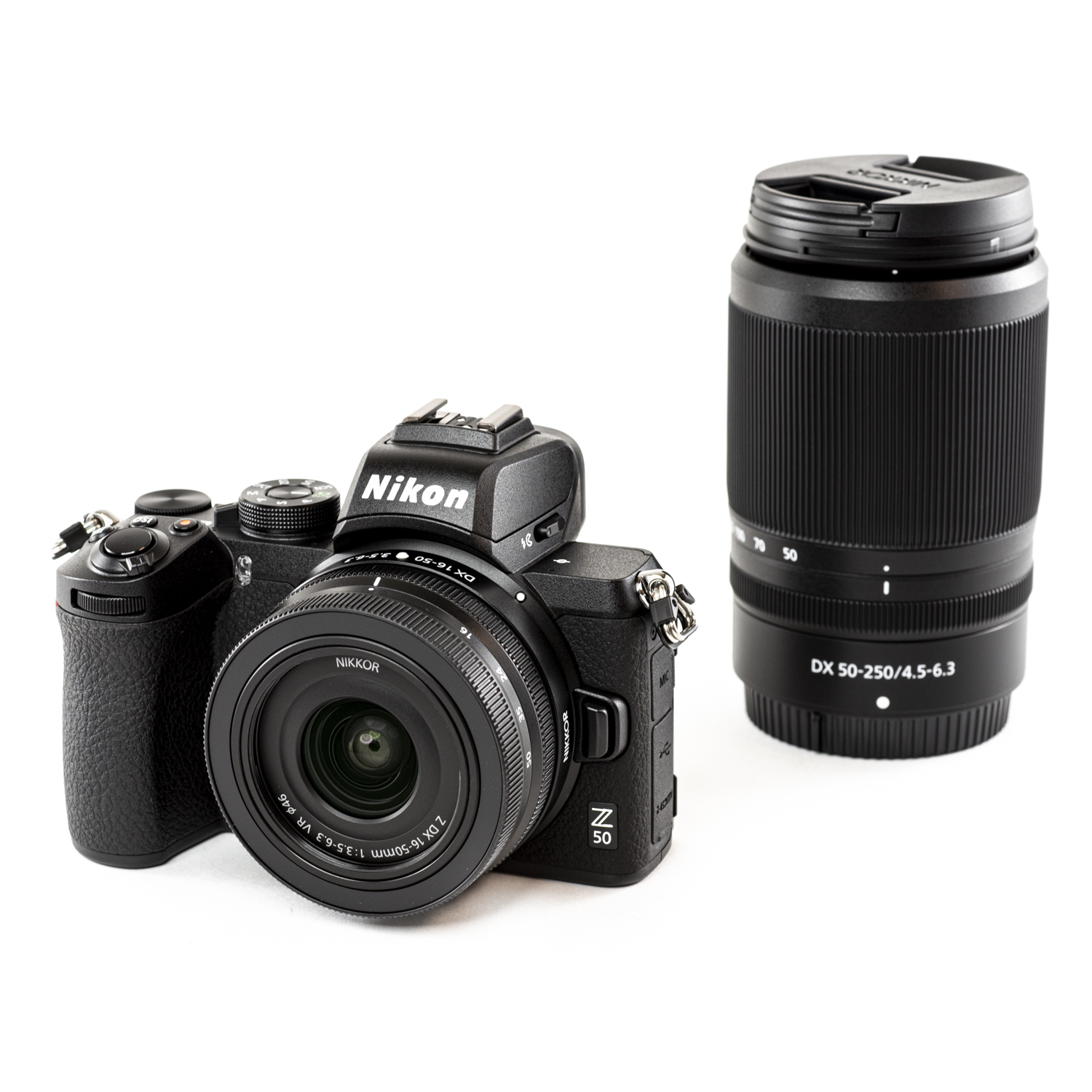 Nikon Z50 + Z DX 16-50mm f/3.5-6.3 VR et NIKKOR Z DX 50-250mm f/4.5-6.3 VR