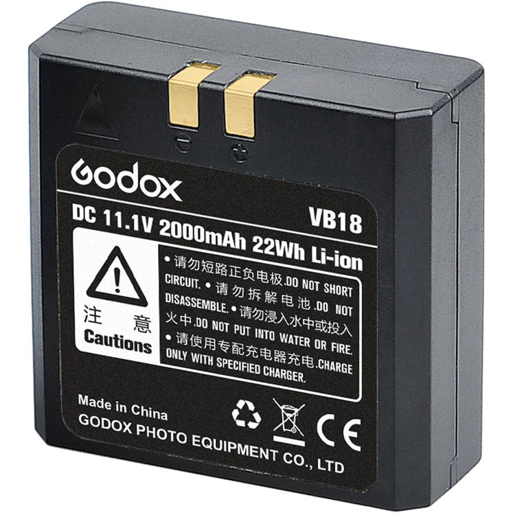 TVignette pour Godox VB-18 Li-Ion pile pour V860 II