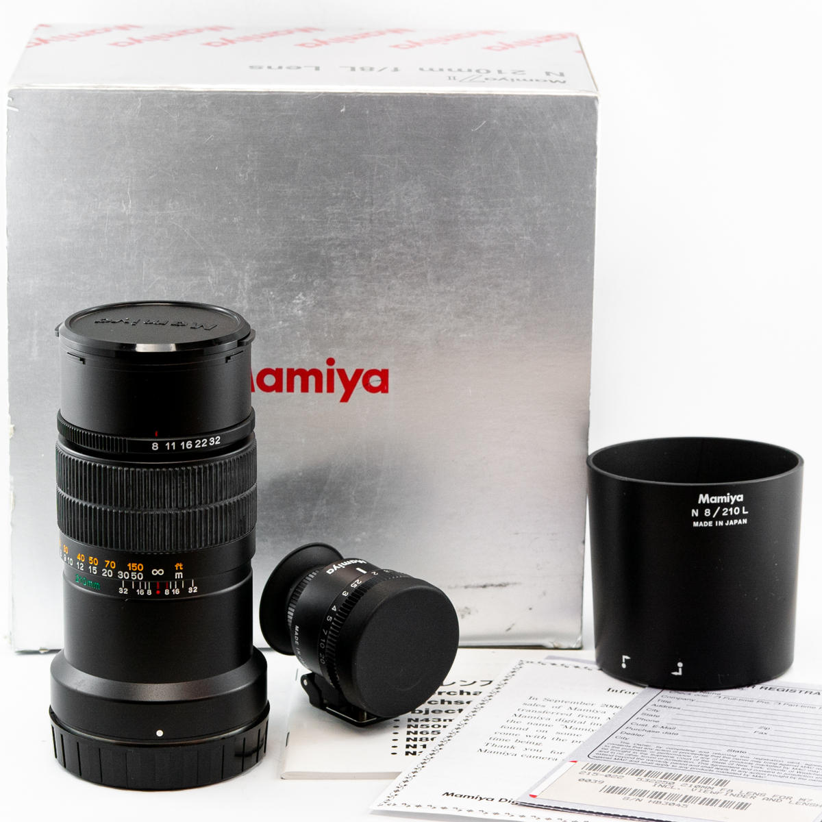 TThumbnail image for Mamiya N 210mm f/8 L *A+*
