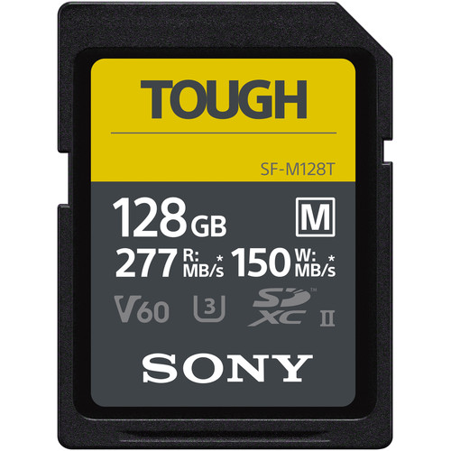 TThumbnail image for Sony 128GB SF-M Tough Series UHS-II SDXC Memory Card