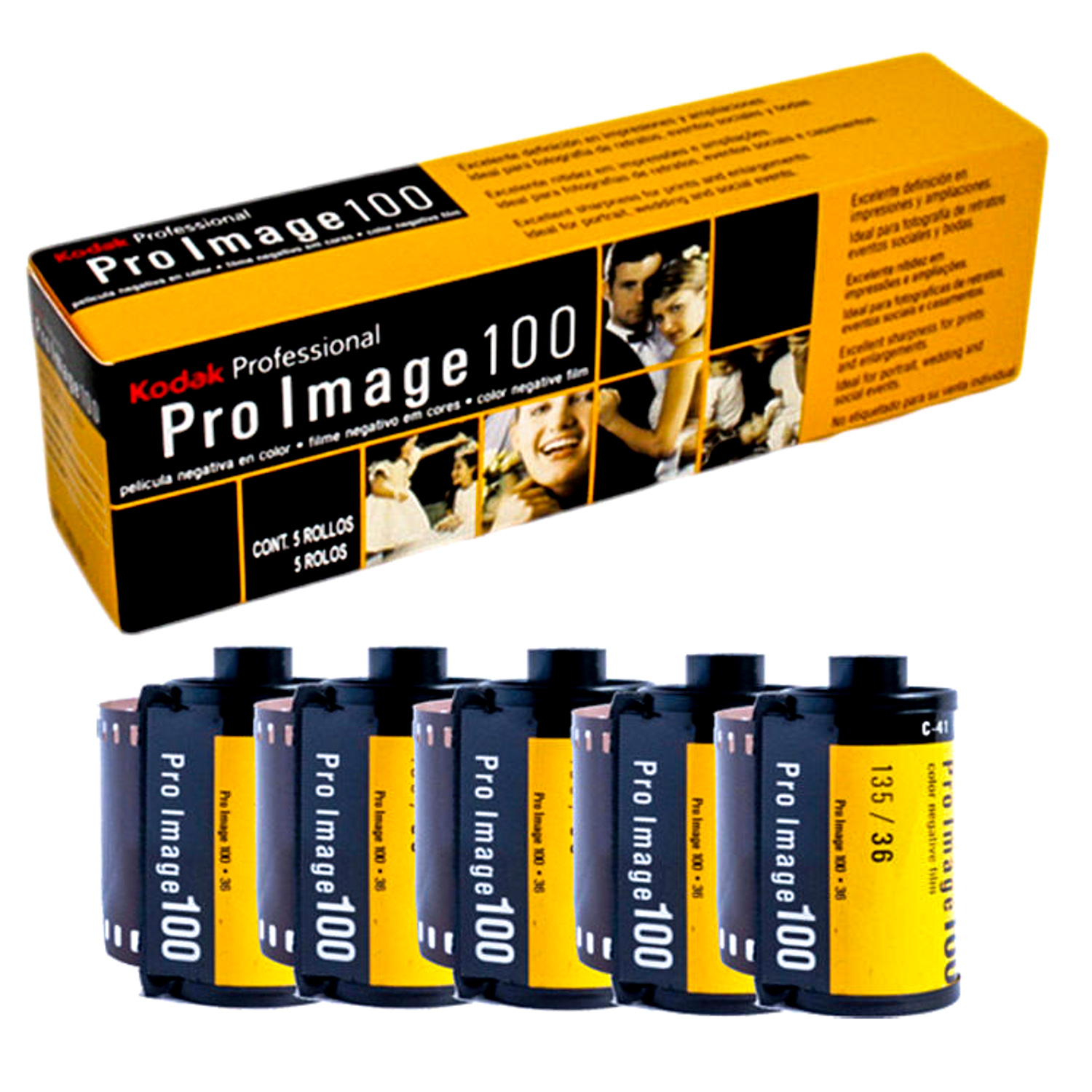 TThumbnail image for Kodak Pro Image 100, 36 exp. , 5-pack