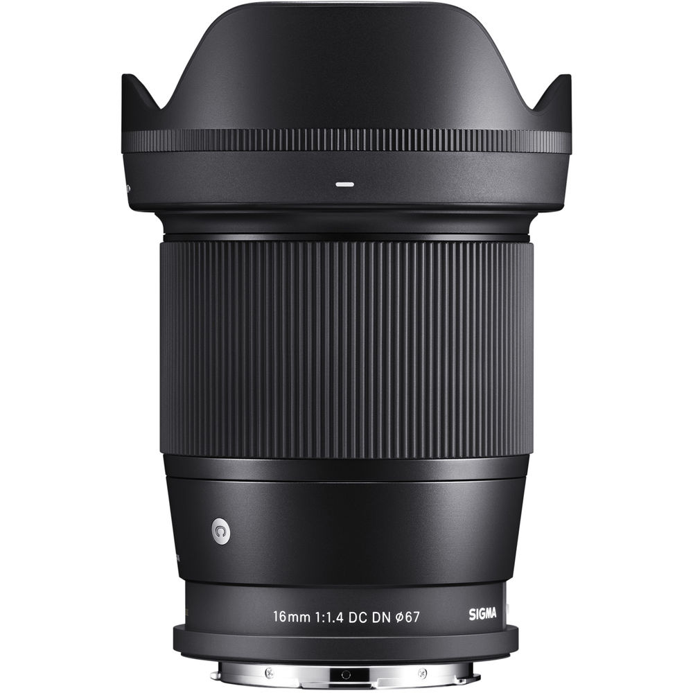 TVignette pour Sigma 16mm F1.4 DC DN Contemporary Monture L APS-C