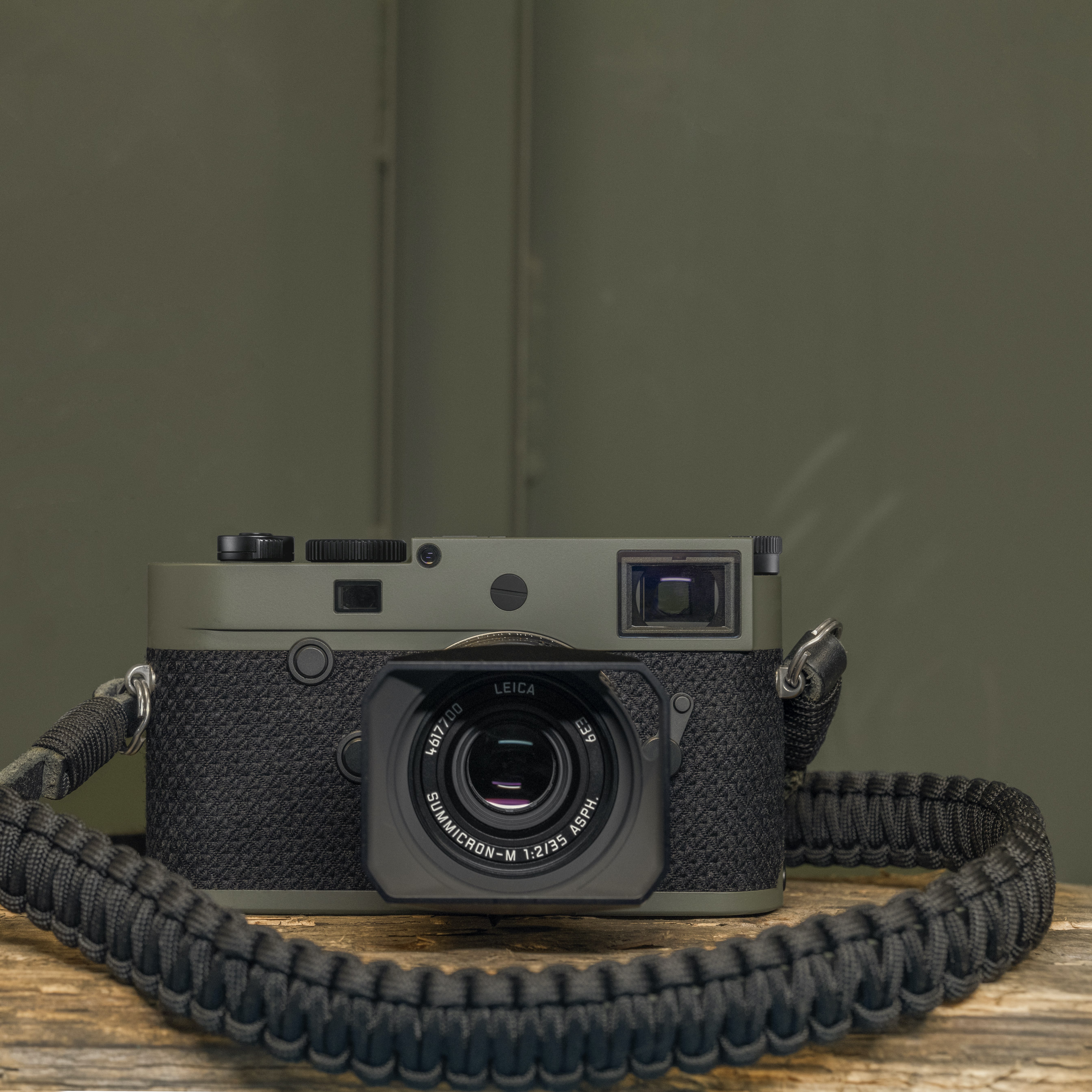 Leica COOPH Courroie en Paracorde - Noir/rouge