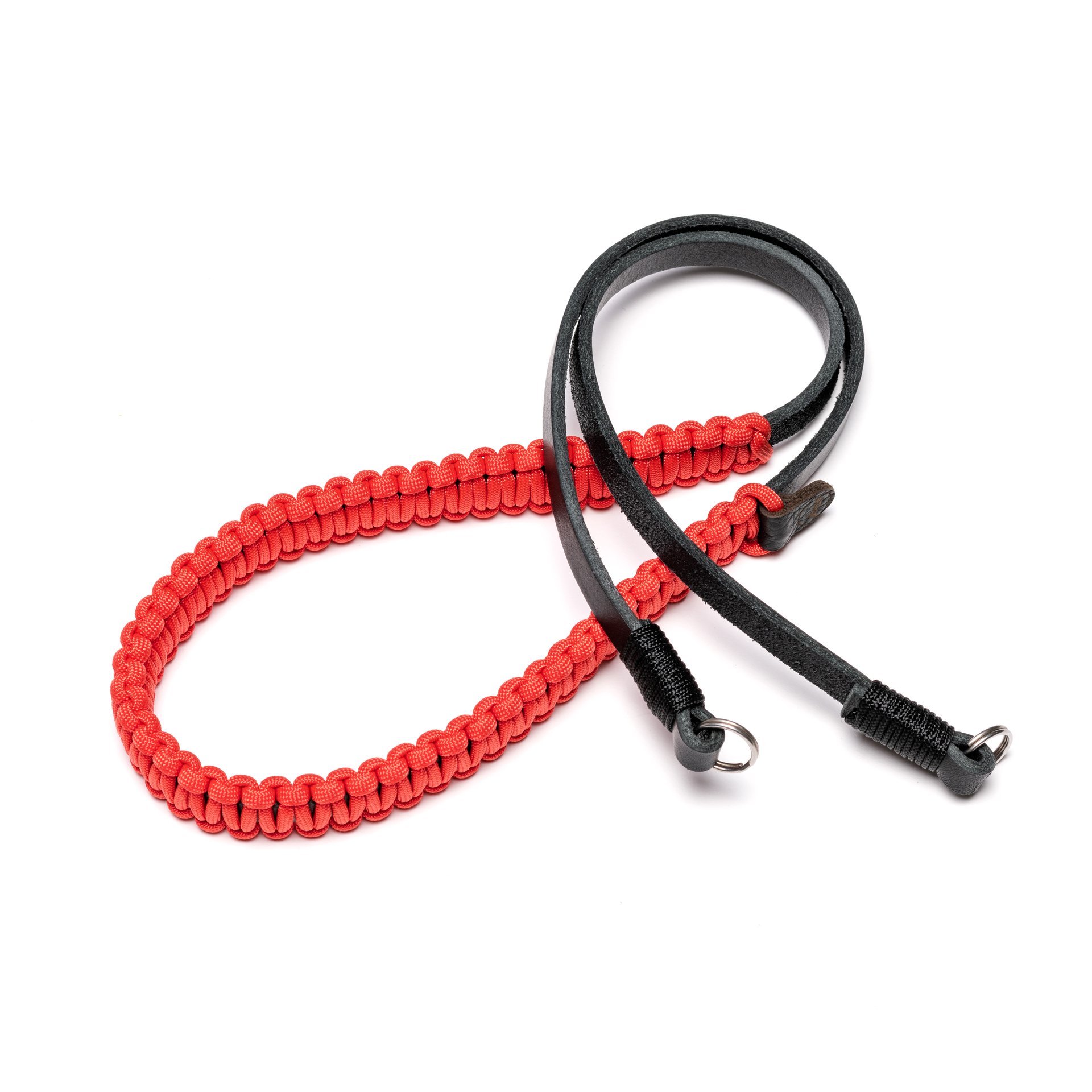 Leica COOPH Paracord Strap - Black/red