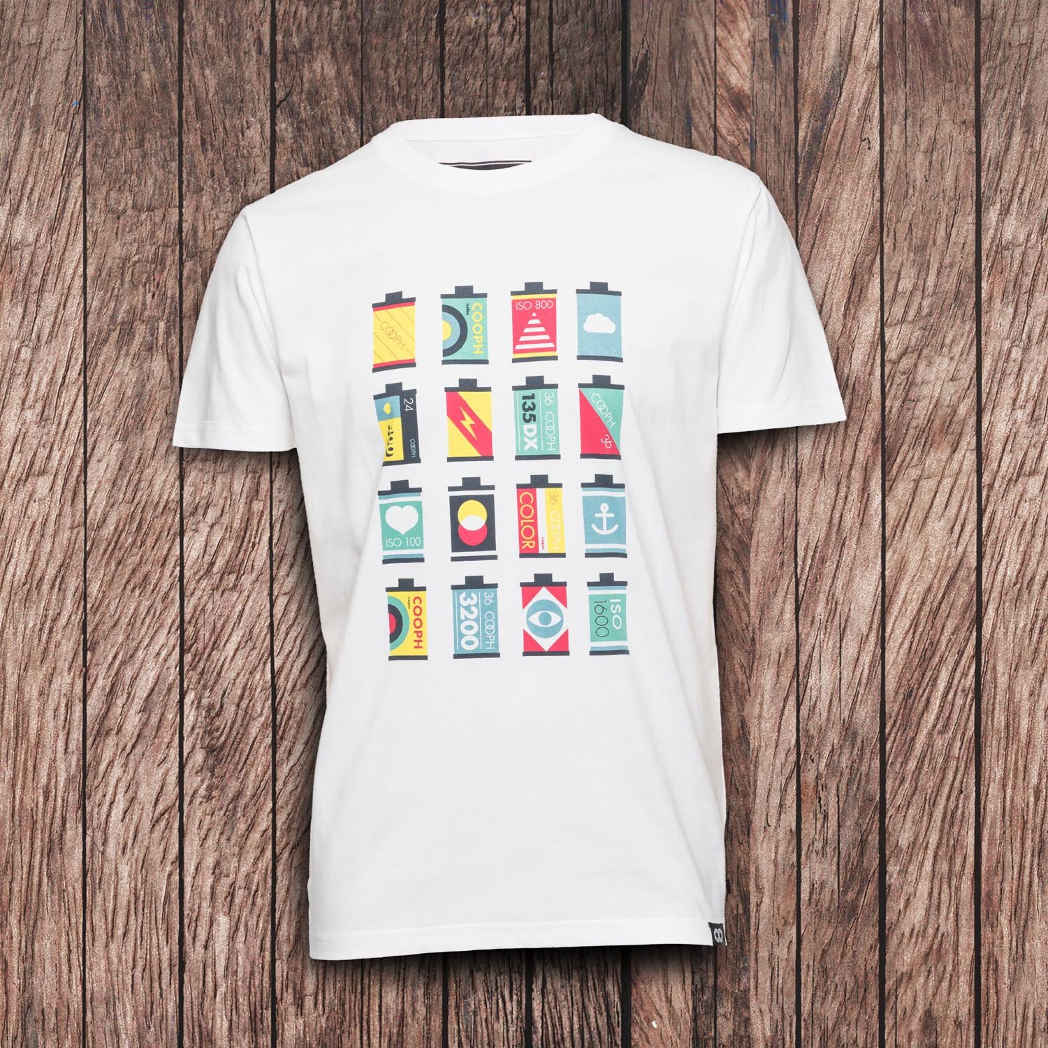 COOPH T-shirt Canisters - Blanc