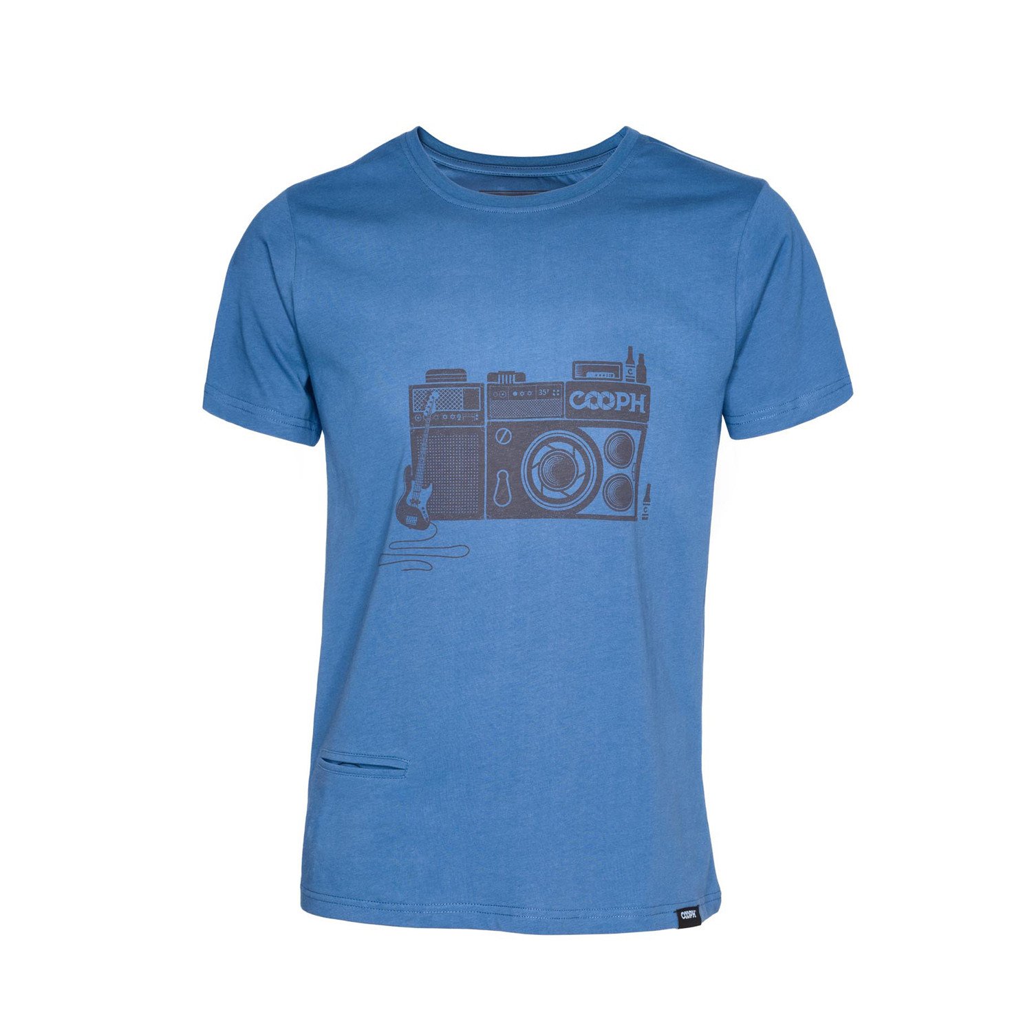 TVignette pour COOPH T-shirt Rocktographer - Bleu royal
