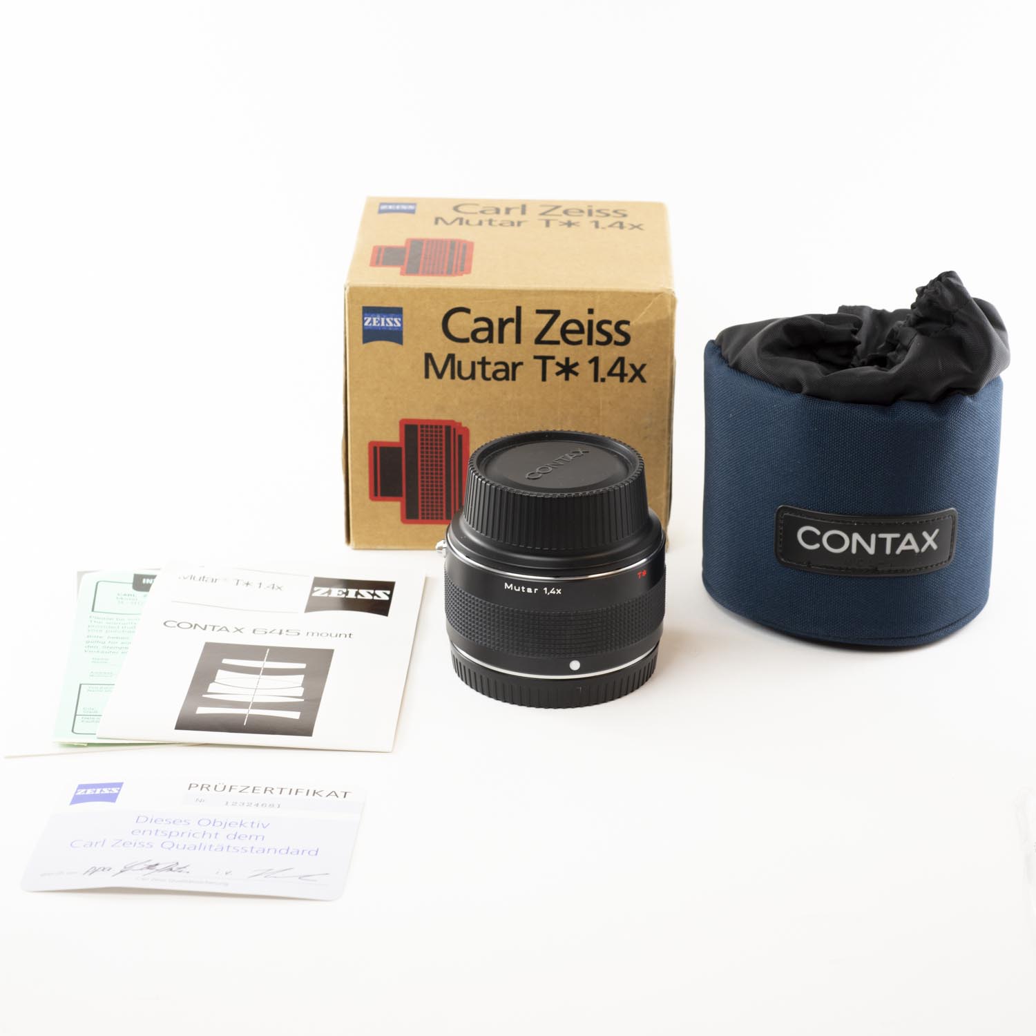 TVignette pour Carl Zeiss Mutar T* 1.4x pour Contax 645