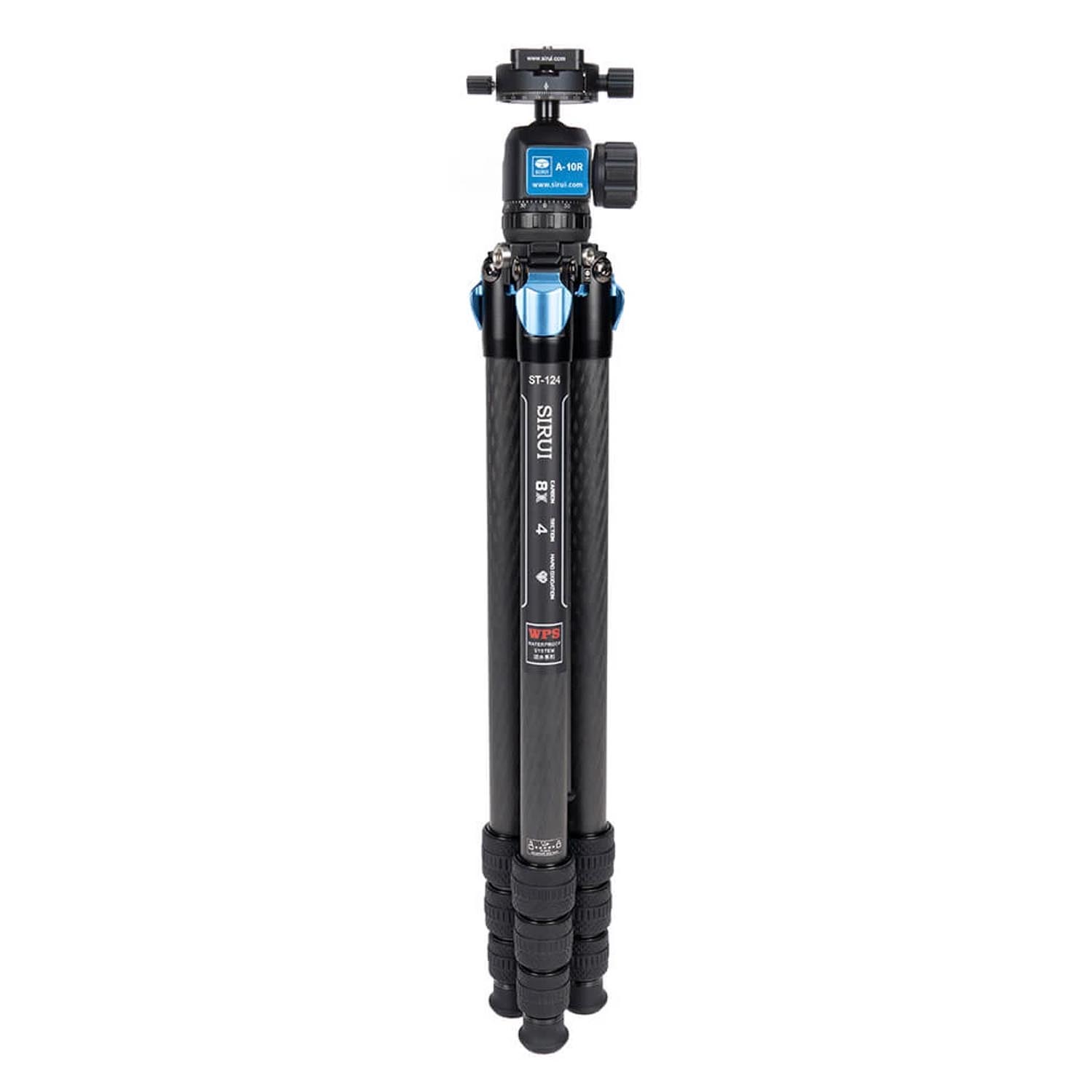 Sirui ST-124 waterproof carbon fibre tripod with A-10R ball head