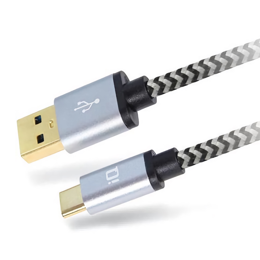 TThumbnail image for IQ USB Type-C Male to USB Type-A Male Cable (1.5m)