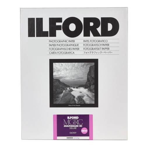 Ilford Multigrade 5 RC Deluxe Glacé, 8×10, 25+5 feuilles