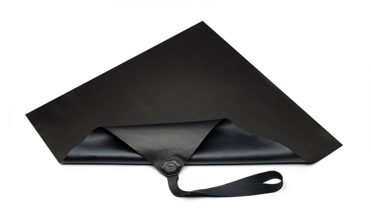 Leica Wrapping Cloth, Leather, Black