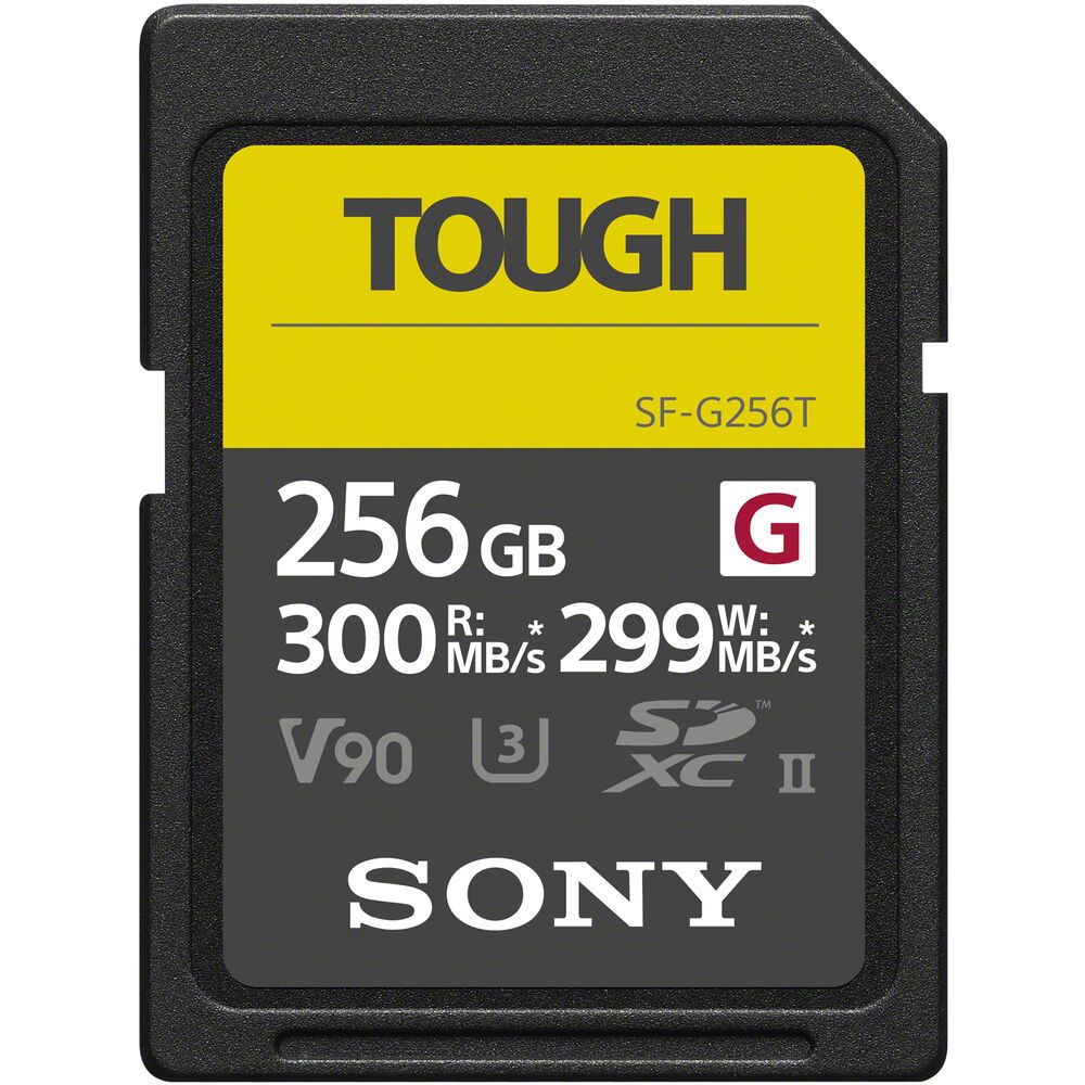 Sony Carte Mémoire 256GB SF-G Tough Série UHS-II SDXC