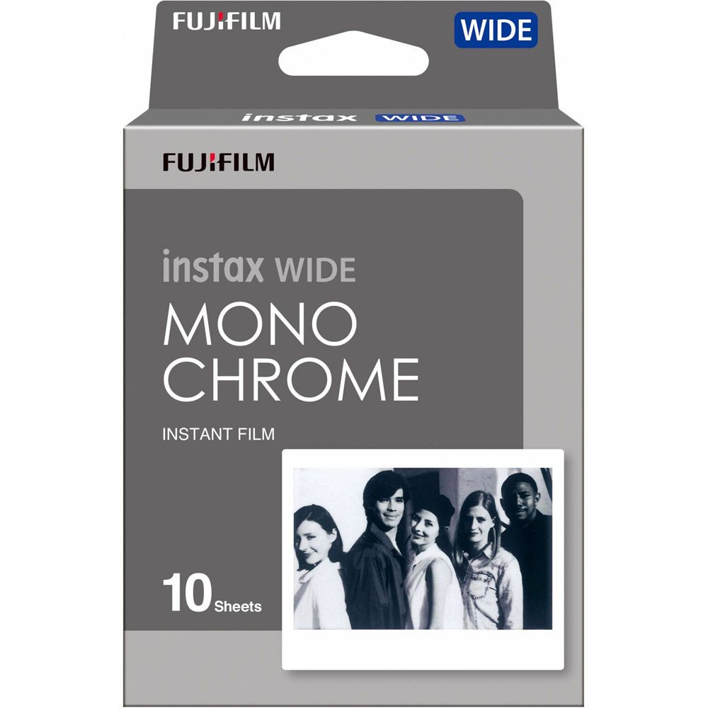 Fujifilm film instantané Instax wide Monochrom (10 feuilles)
