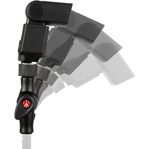 TVignette pour Manfrotto tête à bascule et griffe flash