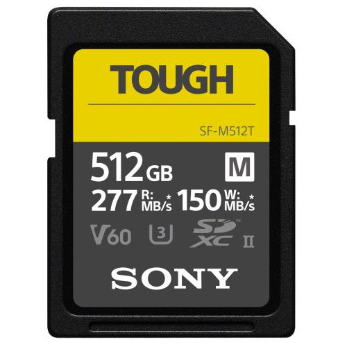 TThumbnail image for Sony 512GB SF-M Tough Series UHS-II SDXC Memory Card