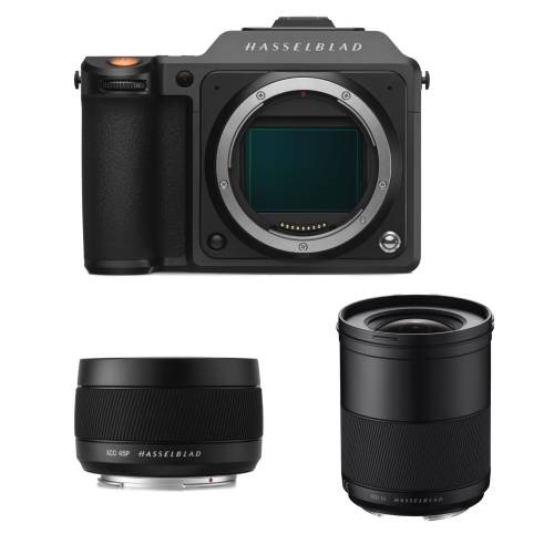 TVignette pour Hasselblad X2D 100C + XCD 4/21 + XCD 4/45P Ensemble de terrain