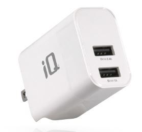 IQ Chargeur mural 3.4A à double ports USB