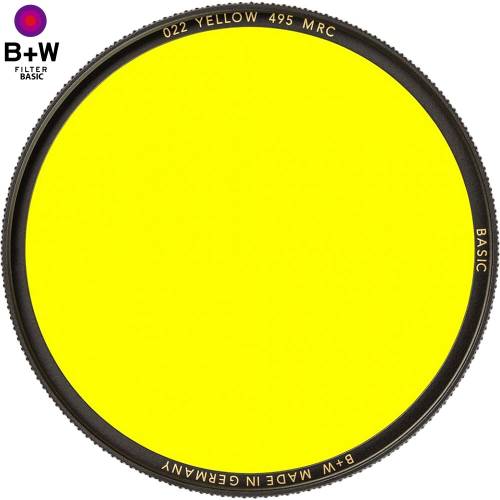 TVignette pour B+W Basic filtre MRC Jaune