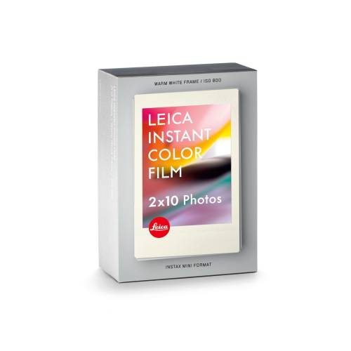 Leica Pack de film couleur double Sofort, Blanc Chaud