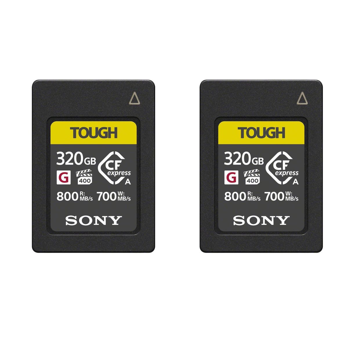 Sony TWO 320GB CFexpress Type A TOUGH Memory Cards
