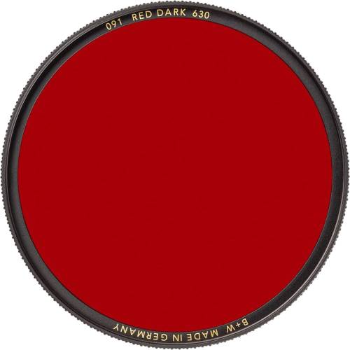 TVignette pour B+W 091 Rouge Foncé 630nm