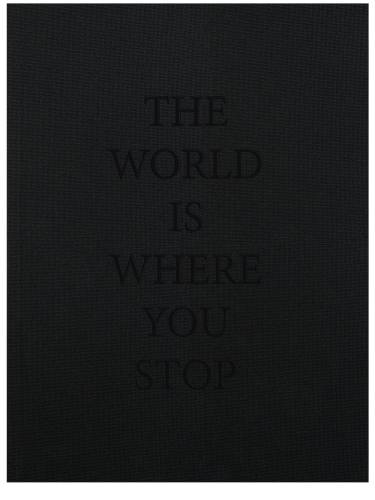 The World is Where you Stop - Tomasz Tomaszewski