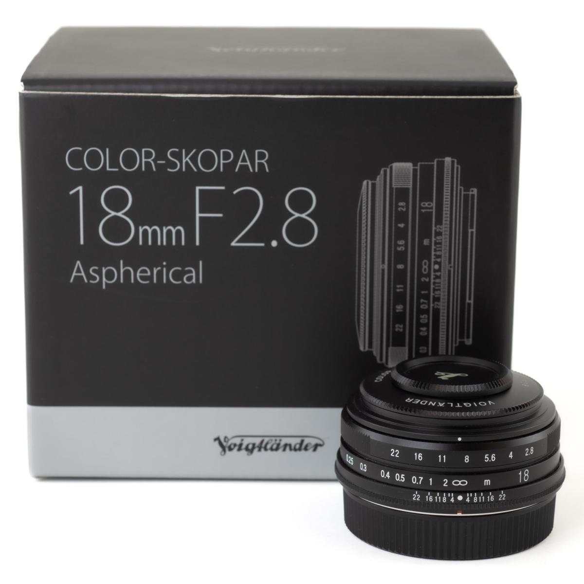 Voigtländer Color-skopar 18mm f/2.8 ASPH. for Fuji X mount - *A+*