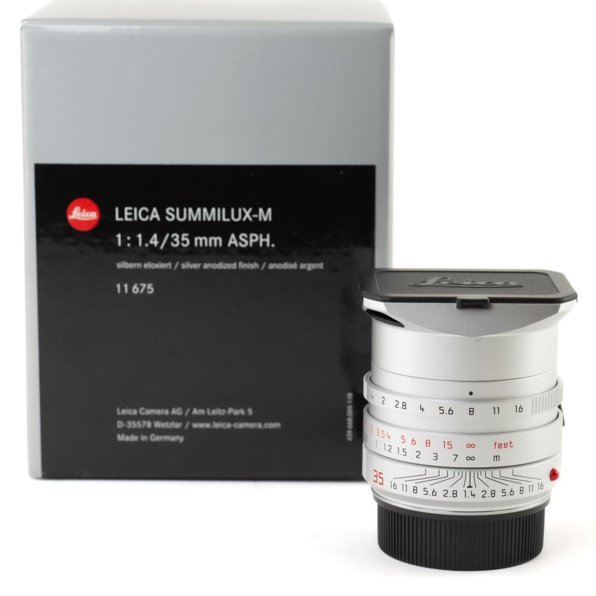 Leica Summilux-M 35mm F1.4 ASPH FLE Silver - *A+*