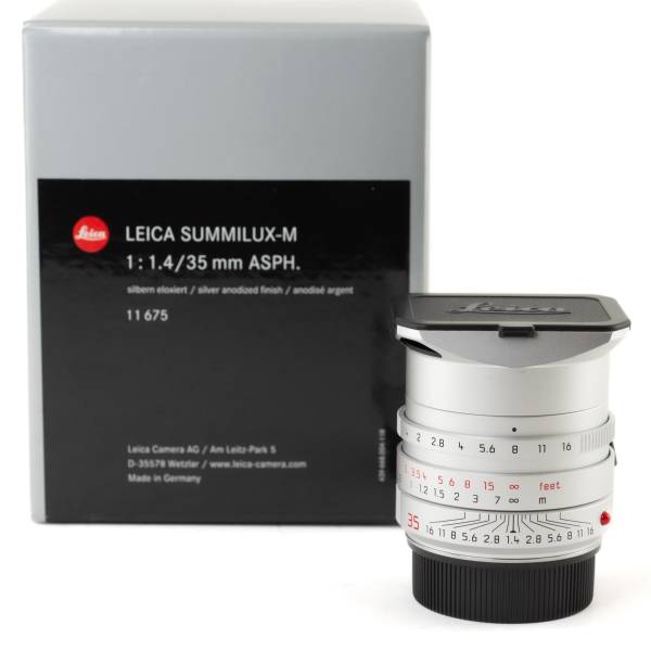 Leica Summilux-M 35mm F1.4 ASPH FLE Silver - *A+*