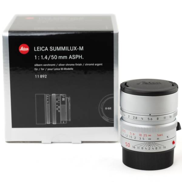 Leica Summilux-M 50 ASPH Silver Chrome - *A+*