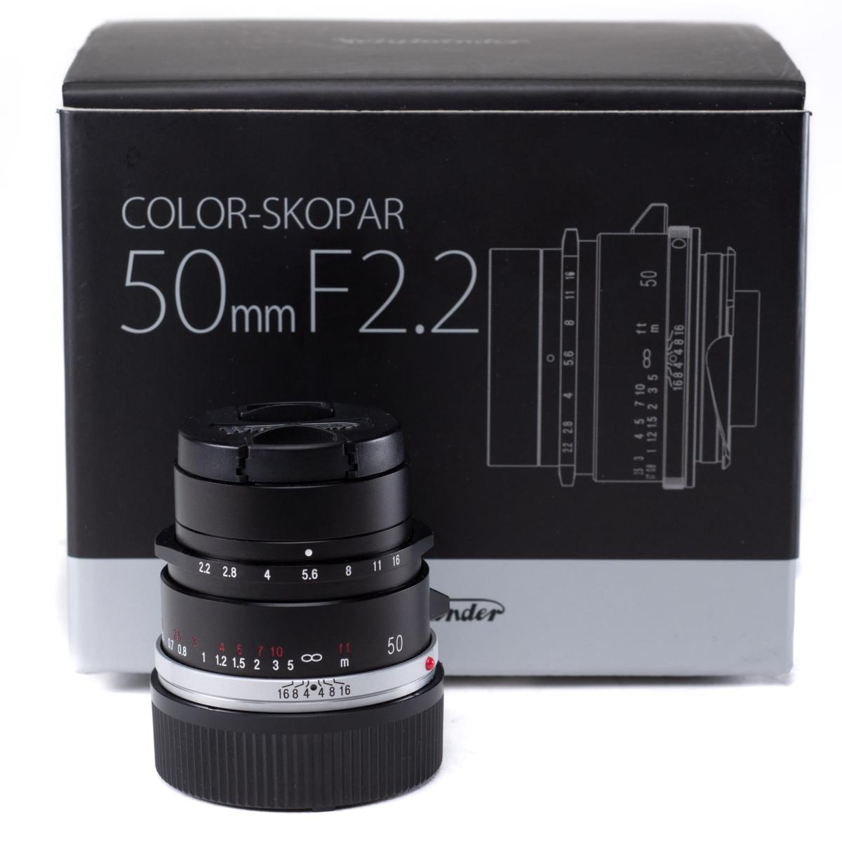 Voigtlander Color-Skopar 50mm F2.2 VM - *A+*