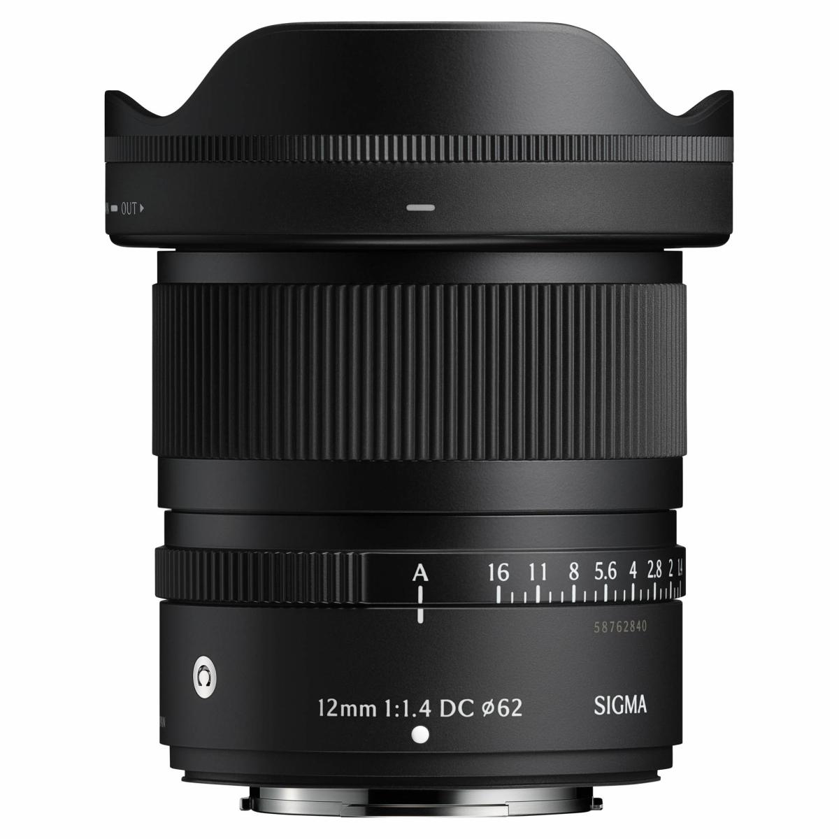Sigma Contemporary 12mm F1.4 DC - Fujifilm X mount
