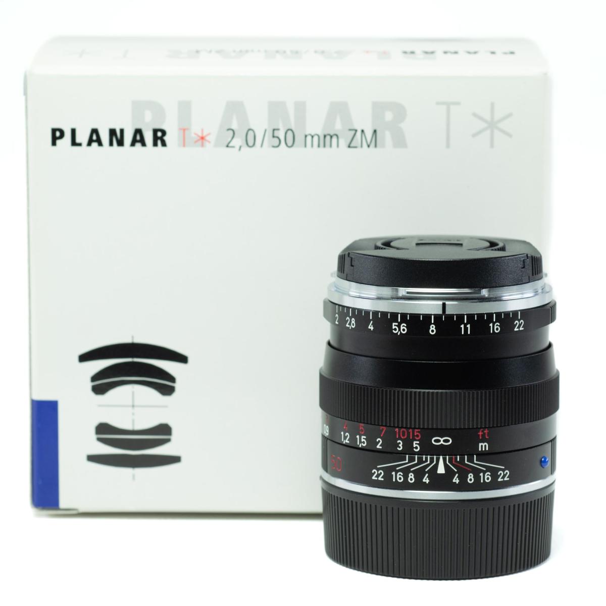 ZEISS Planar T* 50MM F/2 ZM Black - *A+*