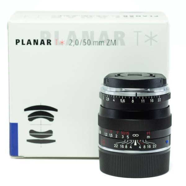 ZEISS Planar T* 50MM F/2 ZM Black - *A+*