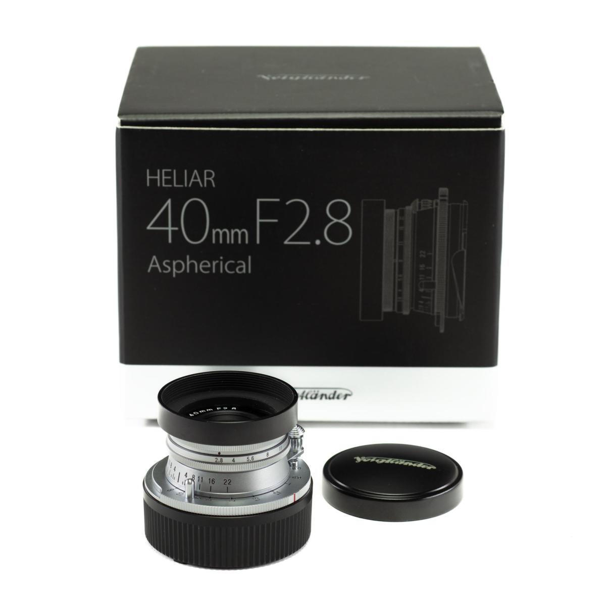 Voigtlander Heliar 40mm F2.8 VM Silver *A+*